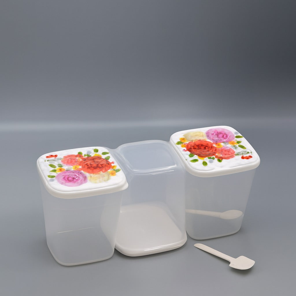 3PCs Plastic Fresh Food Keeper Jar
