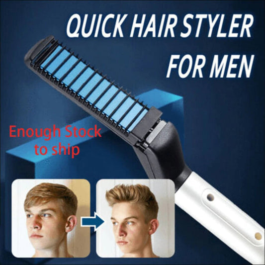 Multifunctional Hair & Beard Electric Straightner Comb.