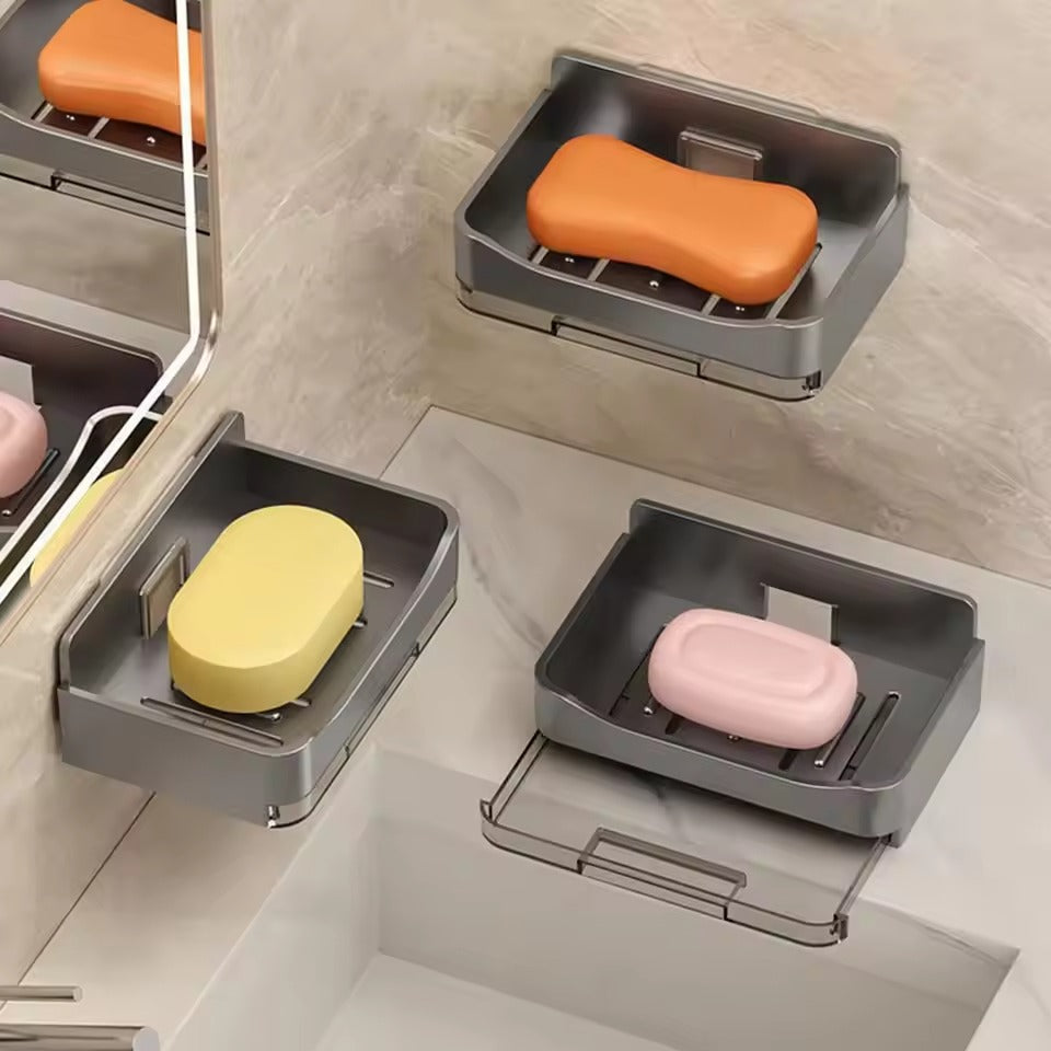 Wall Mounted Double Drainage Soap Dish