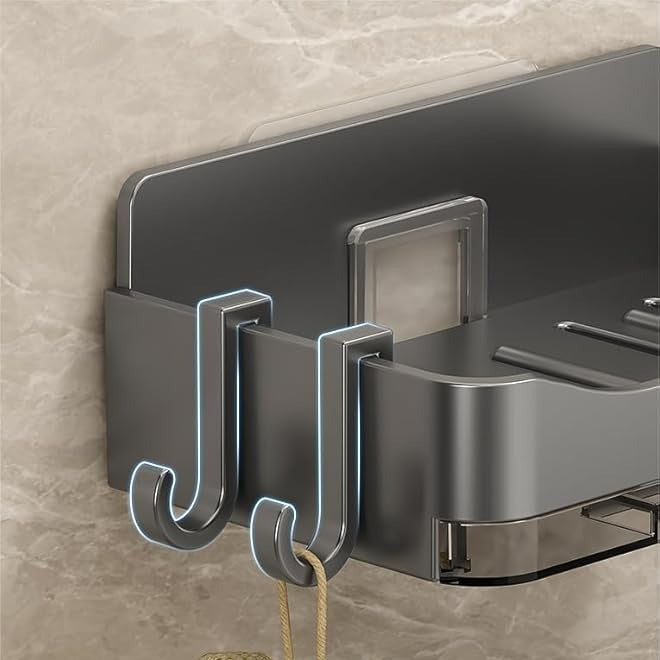 Wall Mounted Double Drainage Soap Dish