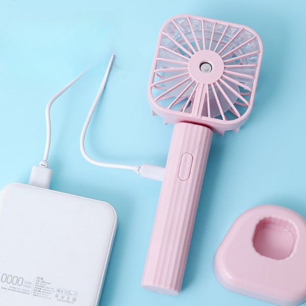 USB Rechargeable Handheld Spray Fan