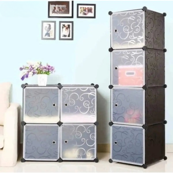 FlexiCube: DIY Detachable Shoe Cabinet