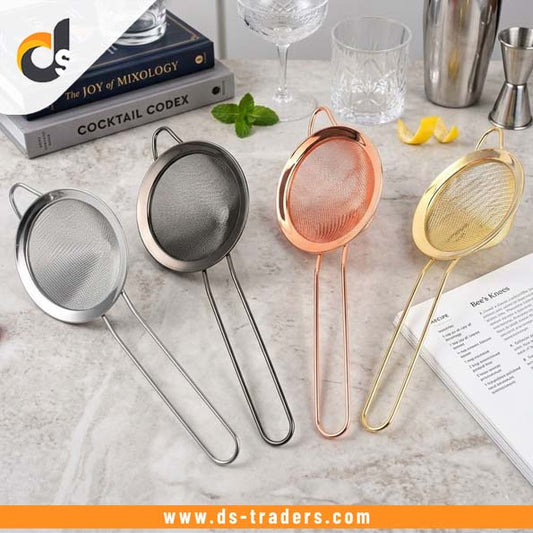 Stainless Steel Mesh Strainer (Random Color)