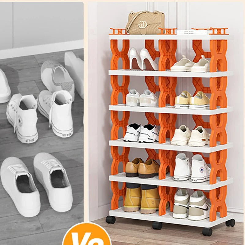 The Shoe Mover: Easy-Glide Storage Rack