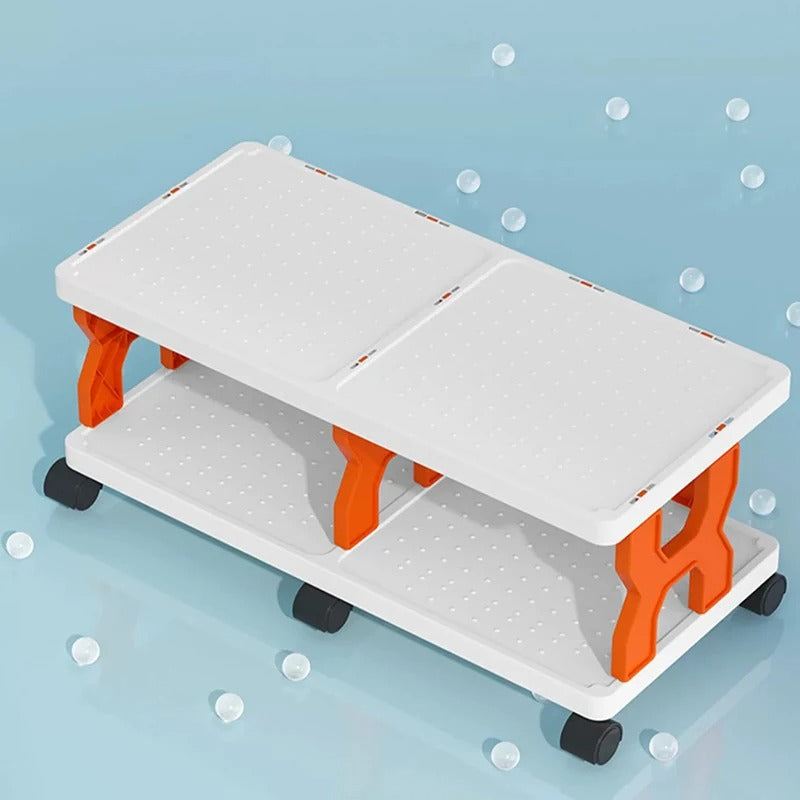 The Shoe Mover: Easy-Glide Storage Rack