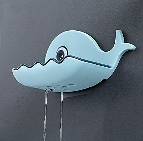 Fish Style Soap Dish, Wall Mount Strong Self-Adhesive - Discount Mart