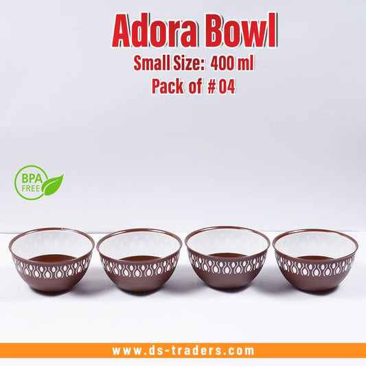 Pack of 4 Multipurpose Kitchen Adora Bowl 400ML.