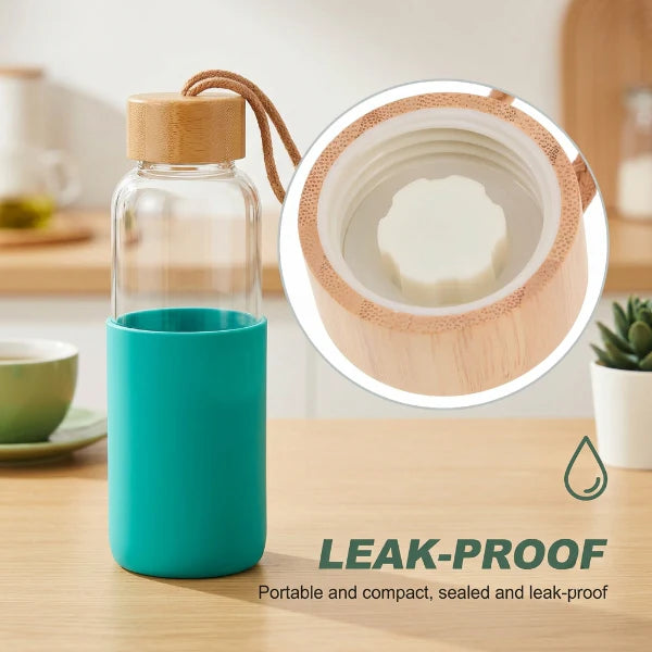 Glass Bottle with Silicone Cover 500ML
