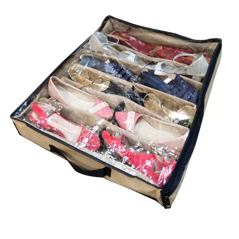 High Quality Foam 12 Pairs Shoe Organizer. - Discount Mart