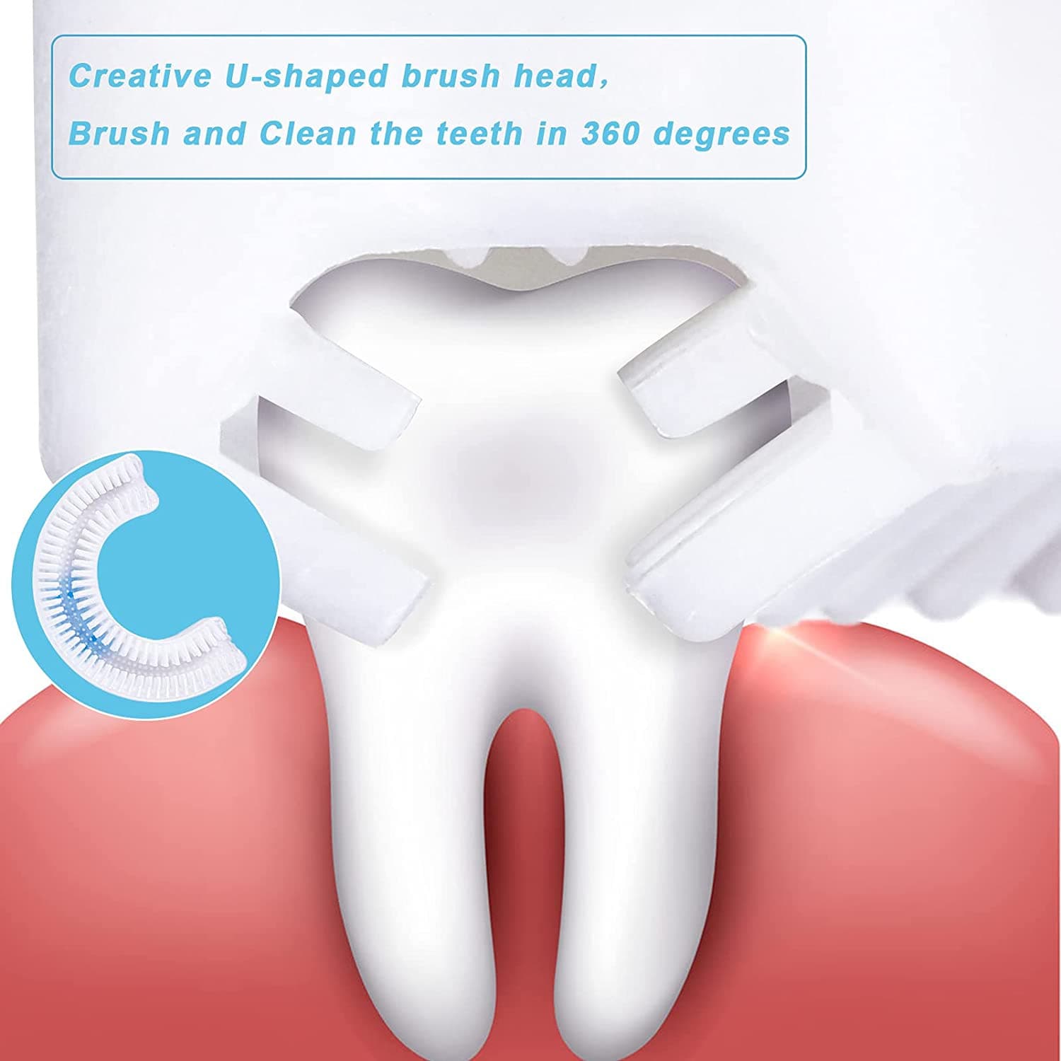 High Quality Ushape Toothbrush for Kids. - Discount Mart