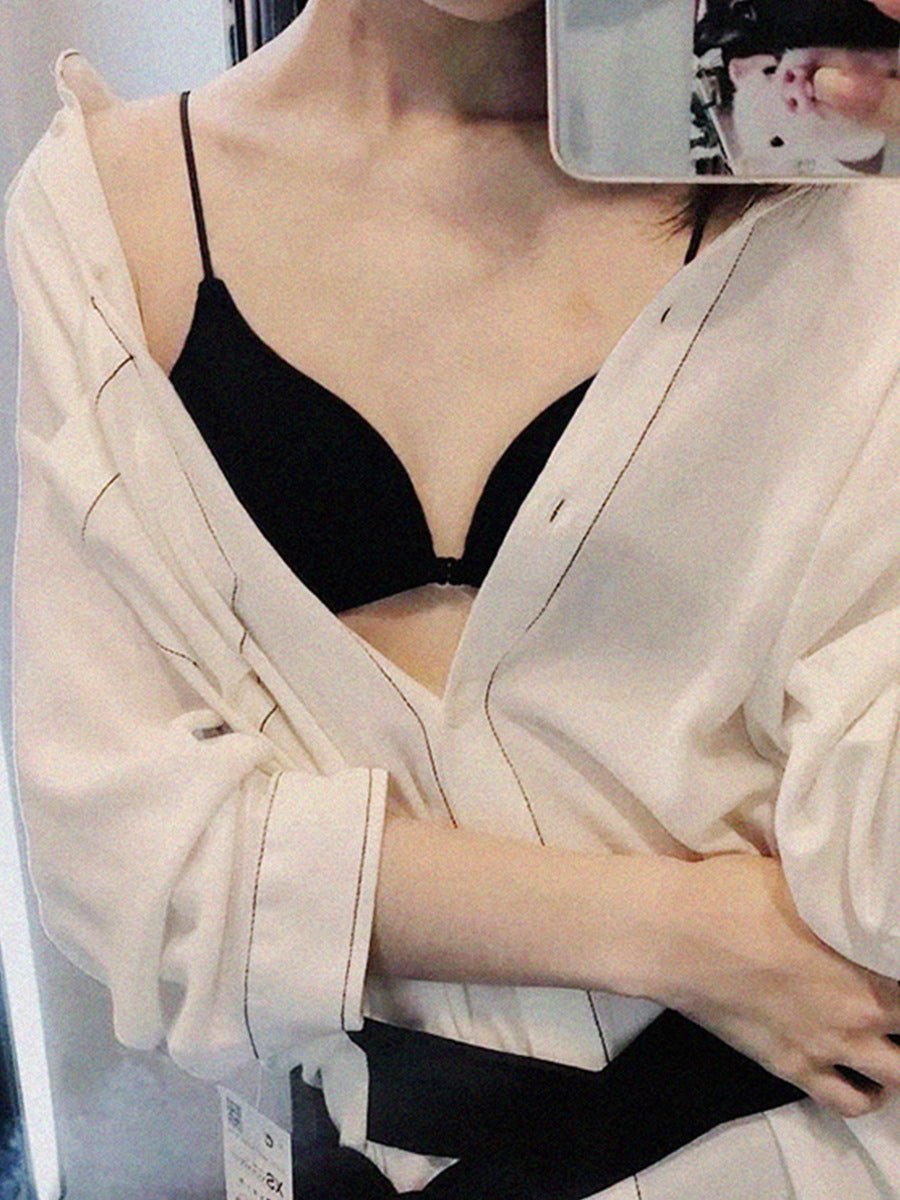 Imported High Quality Flower Design Foam Bra - Free Size - Discount Mart