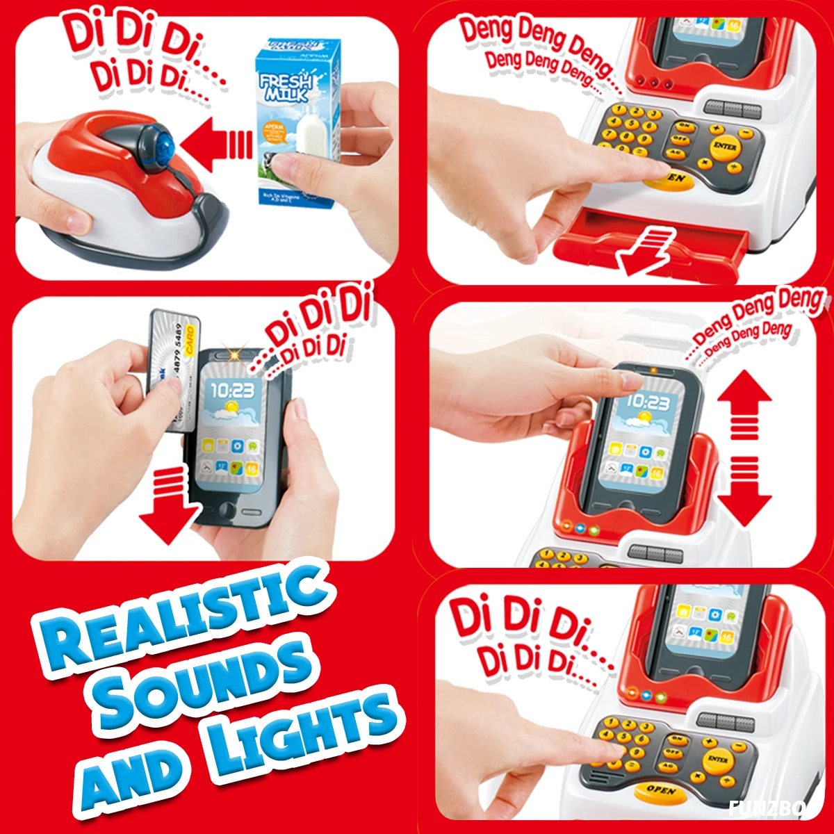 Grocery Store Pretend Play Toy Set