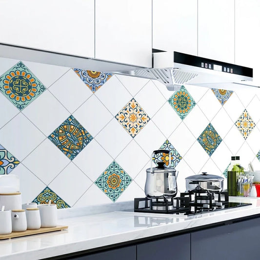 Waterproof Geometric Pattern Marble Sheet (60cm x 2m)