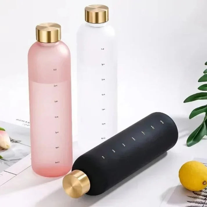 Beautiful Frosted Water Bottle