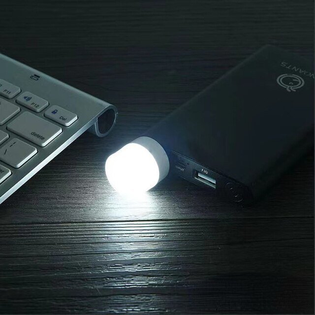 Pack Of 2 - Pocket Mini LED Night Light USB Plug Lamp. - Discount Mart