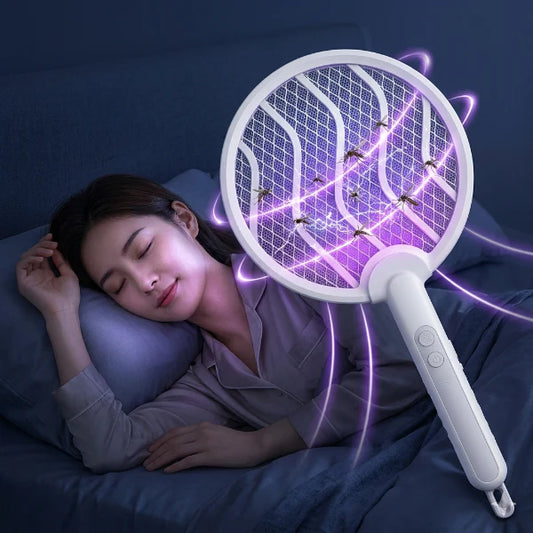 Rechargeable 2in1 Electric Insect Swatter & Racket