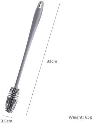 Silicone Long Handle Bottle Cleaning Brush - Discount Mart
