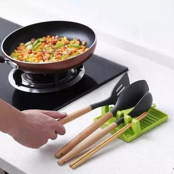 Spatula Spoon and Lid Holders with 4 Slots - Discount Mart