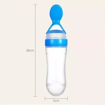 Squeeze Baby Feeder with Spoon - Discount Mart
