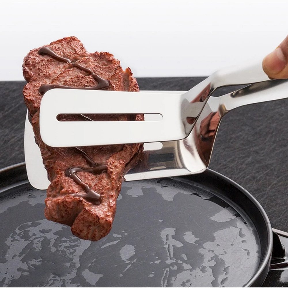 Stainless Steel Double Sided Frying Fish Spatula - Discount Mart