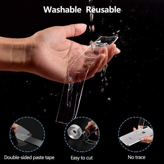 Unique Style Super Strong Double Sided Nano Tape - 3 Meter - Discount Mart